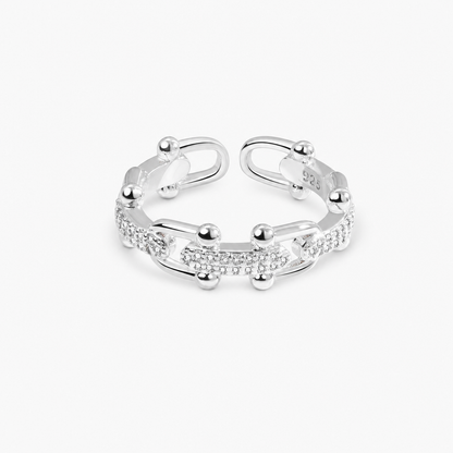 Carys Diamond Ring (Silver)