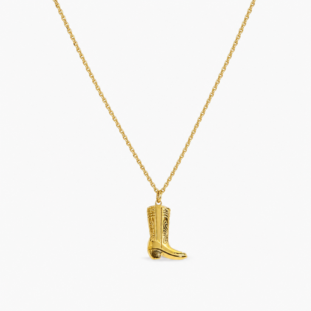 Cowgirl Boot Necklace