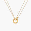 Dual Chain Ring Necklace