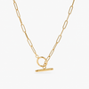 Dahlia Paperclip Necklace