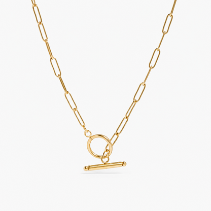 Dahlia Paperclip Necklace