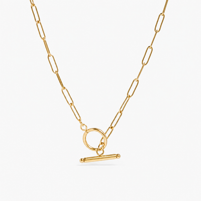 Dahlia Paperclip Necklace