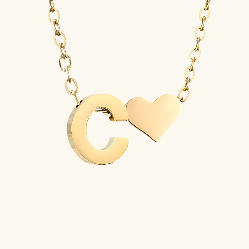 Amour Initial Necklace