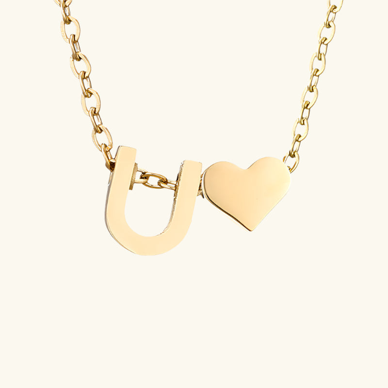 Amour Initial Necklace