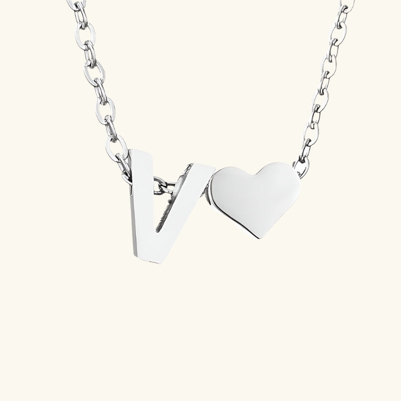 Amour Initial Necklace