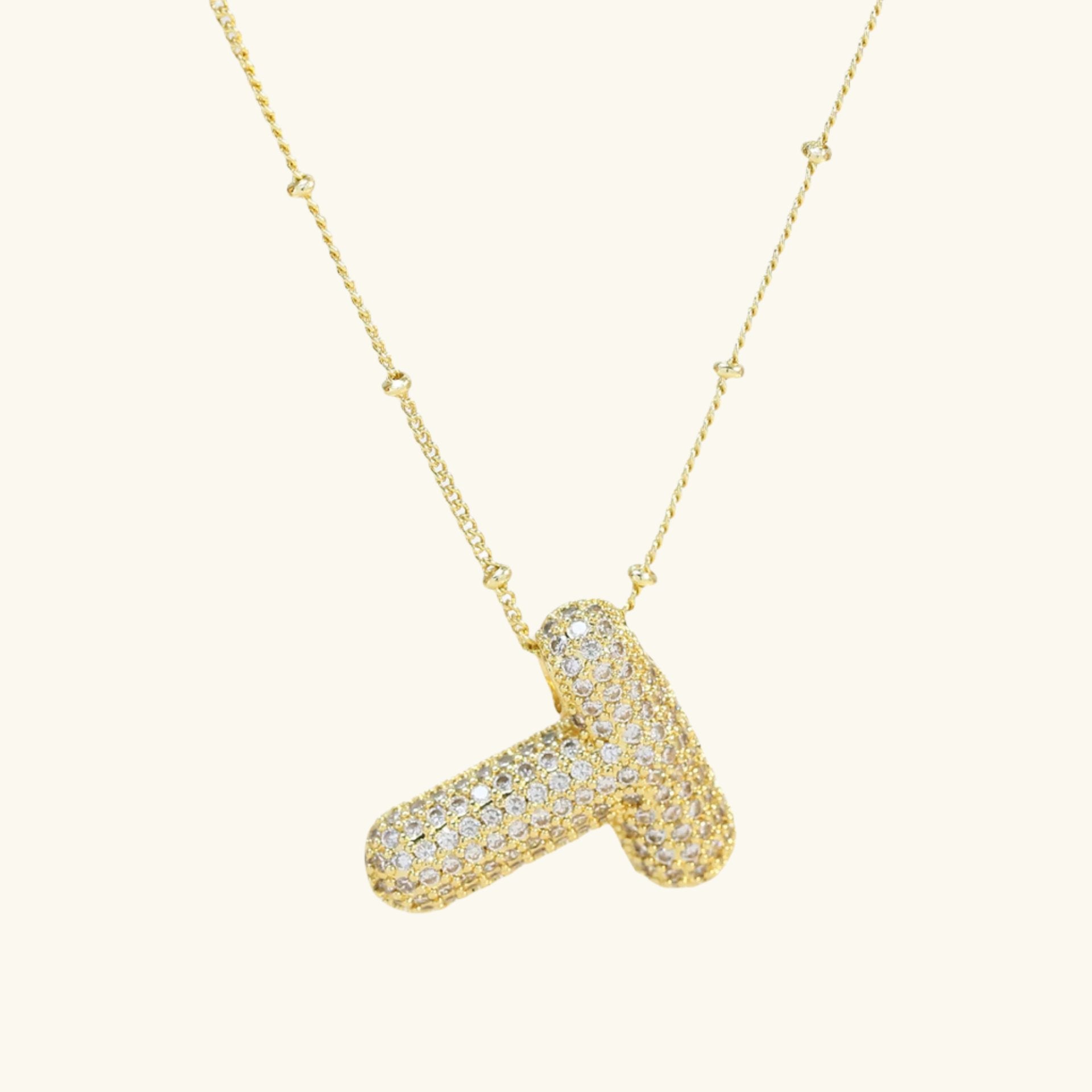 Bubble Letter Necklace