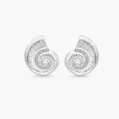 Giada Shell Earrings (Silver)