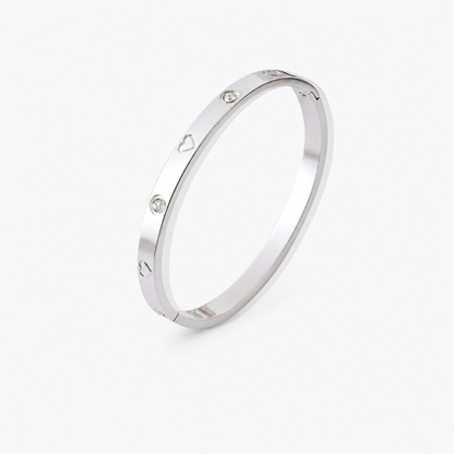 Linnea Heart Bracelet (Silver)