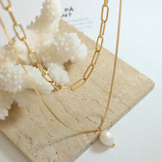 Kona Layered Pearl Necklace