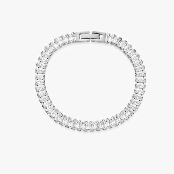 Luxe Baguette Bracelet (Silver)