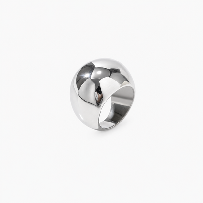 Magnolia Dome Ring (Silver)