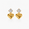 Selene Heart Earrings
