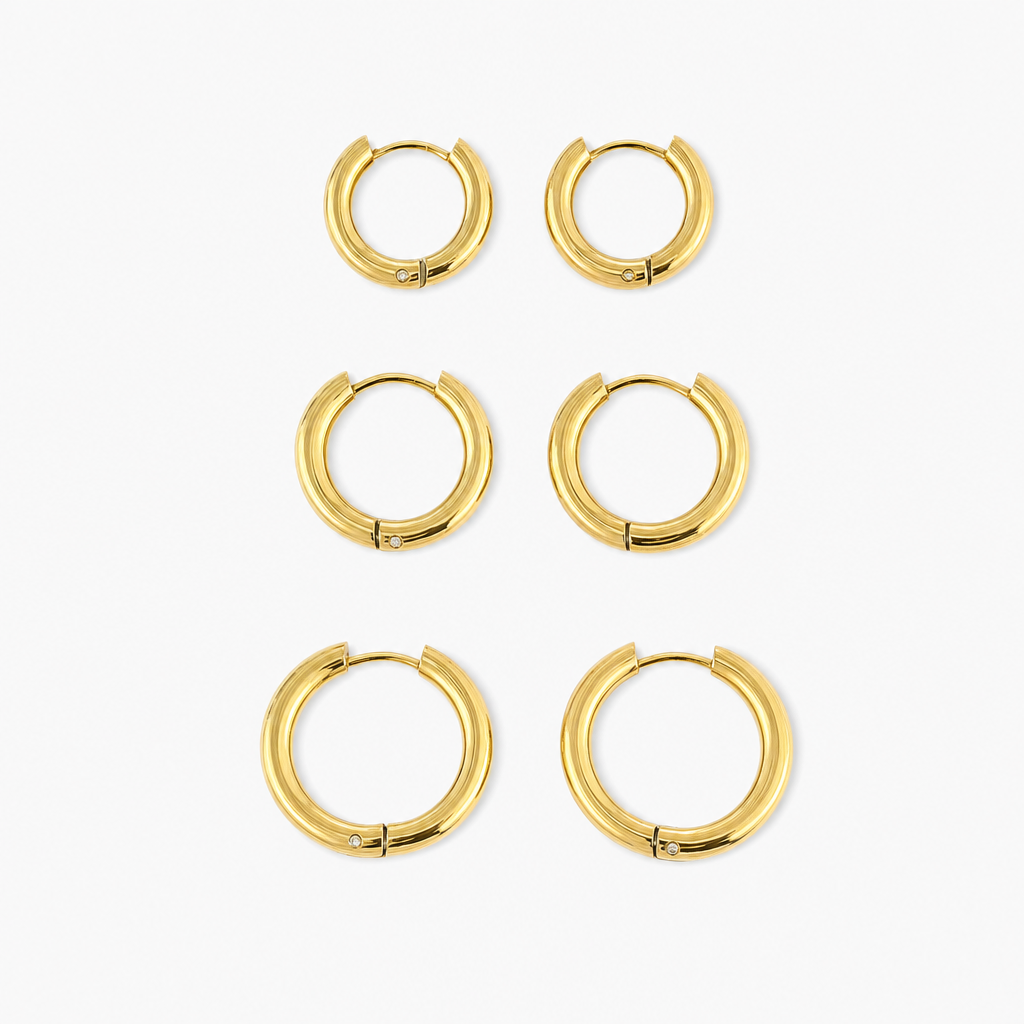 Orbita Hoop Earrings Set
