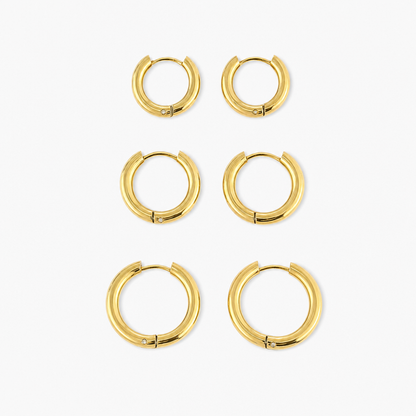 Orbita Hoop Earrings Set