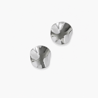 Petra Disc Earrings (Silver)