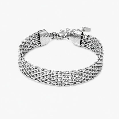 Rosalind Mesh Bracelet (Silver)