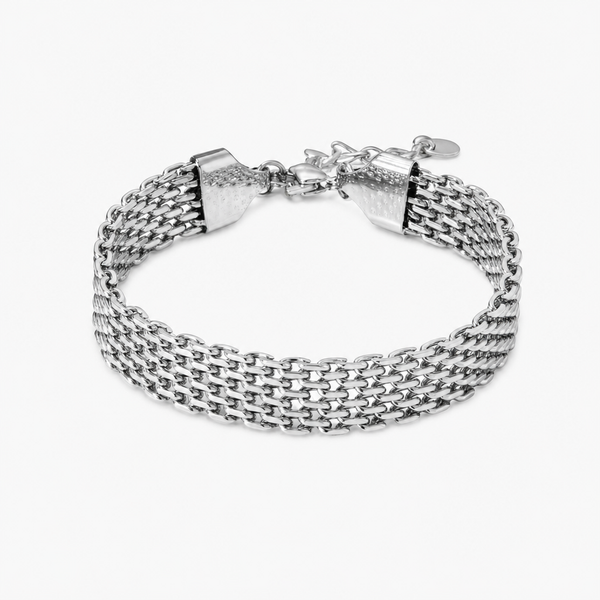 Rosalind Mesh Bracelet (Silver)
