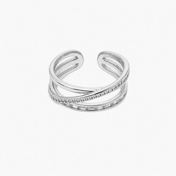 Seren Layered Ring (Silver)