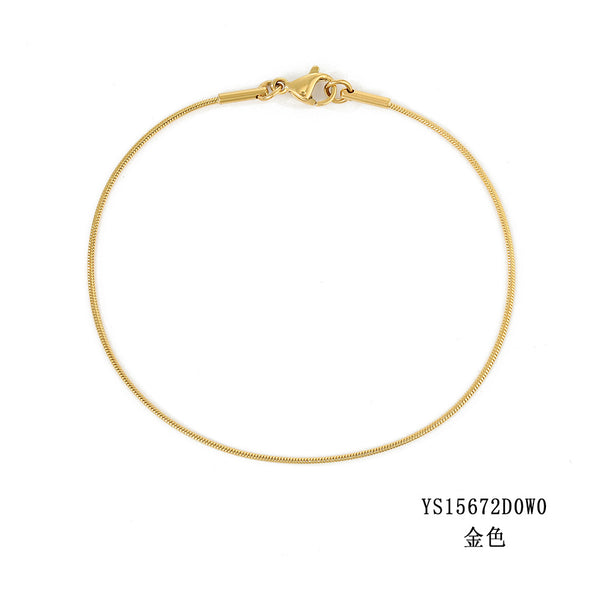 Snake Chain Bracelet in gold