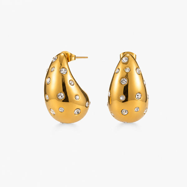Sparkling Teardrop Earrings