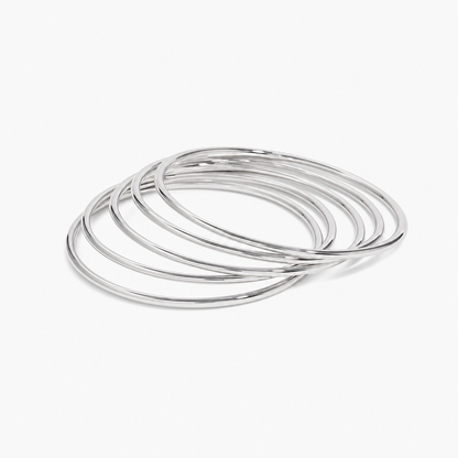 Suki Bangle Set (Silver)