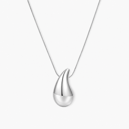 Teardrop Necklace (Silver)