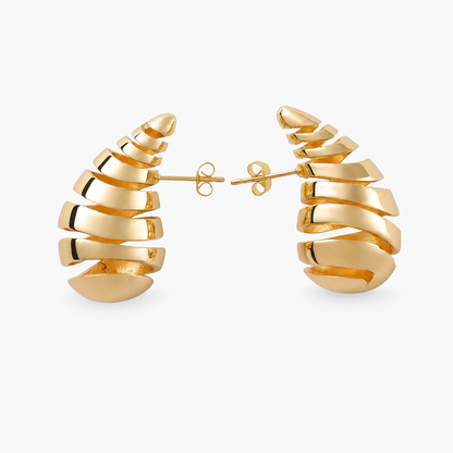 Twirly Teardrop Earrings