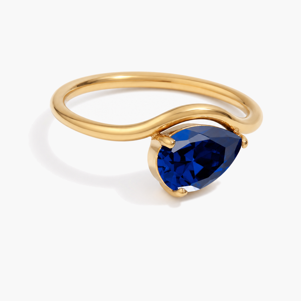 Naia Teardrop Birthstone Ring