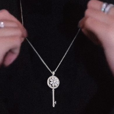 Snowflake Key Pendant