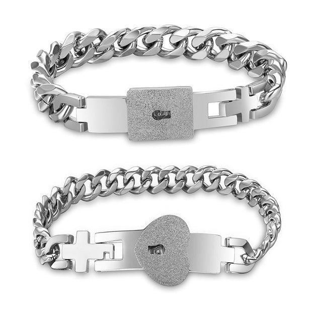 Lock And Key Lovers Bracelet