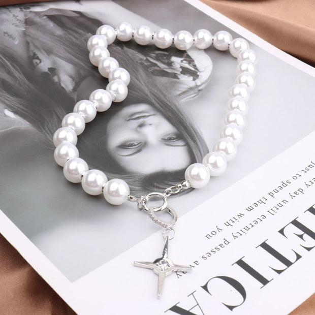 Radiant Star Pearl Necklace