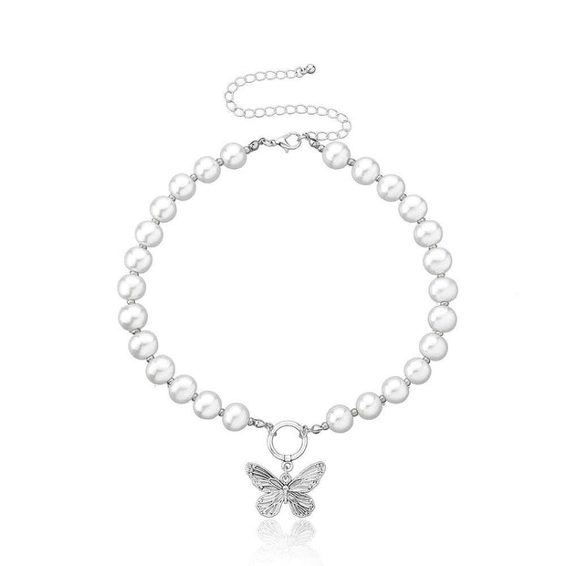 The Annabella Butterfly Pearl Necklace