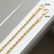 Olivia Twisted Chain Necklace