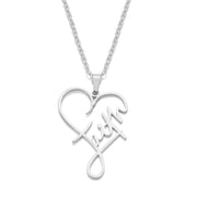 Faith Heart Necklace