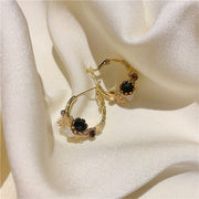 Gold Plated Vintage Bloom Earrings