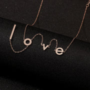 LOVE Lettering Necklace