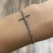 Sterling Silver Faith Bracelet