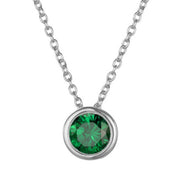 Lyra Birthstone Necklace