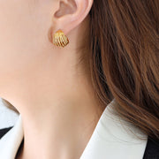 Helios Enclave Golden Earrings