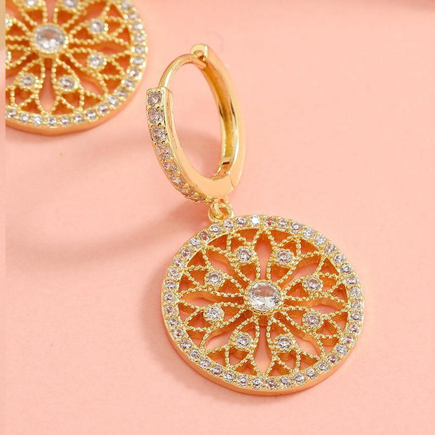 Felicity's Kaleidoscope Gold Plated Earrings