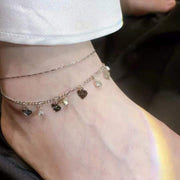 Golden Heart Chain Anklet