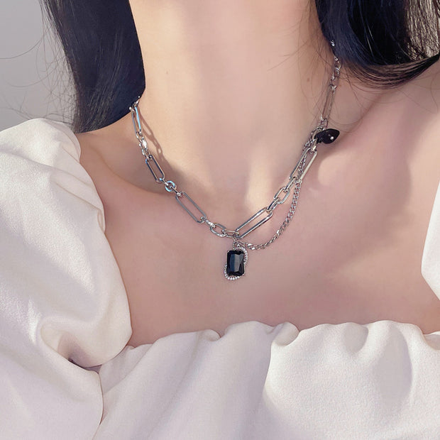 The Onyxia Sterling Silver Necklace
