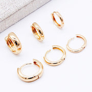 Aurelia Hoop Hug Gold Earrings