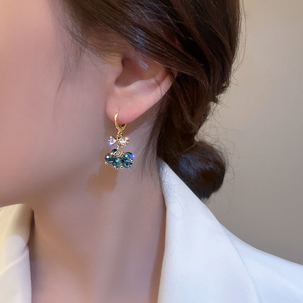 Elanor Crystal Bow Earrings