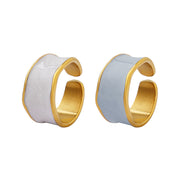 Sasha Golden Enamel Ring