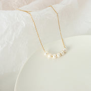 Zoe Layered Pearl Necklace