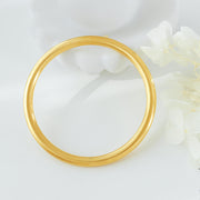 Vivace Minimalist Gold Bangle