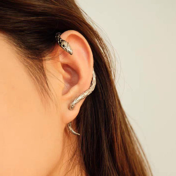 SLYTHERIN EARCUFF EARRINGS