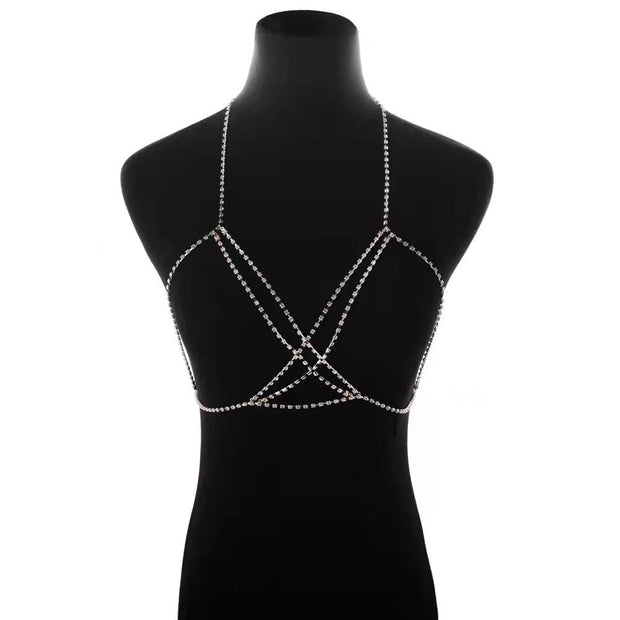 Crossed Top Body Chain