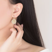 Felicity's Kaleidoscope Gold Plated Earrings